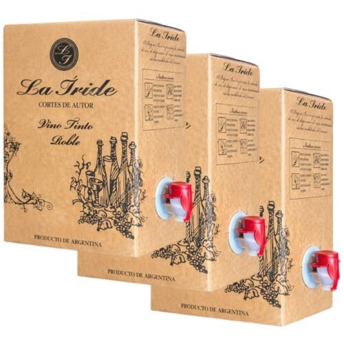 Vino La Iride Premium Cortes de Autor Bag in Box x3 unidades