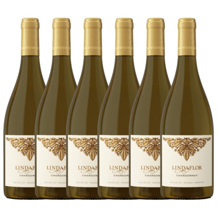 Vino Lindaflor Chardonnay Monteviejo x 6 unidades