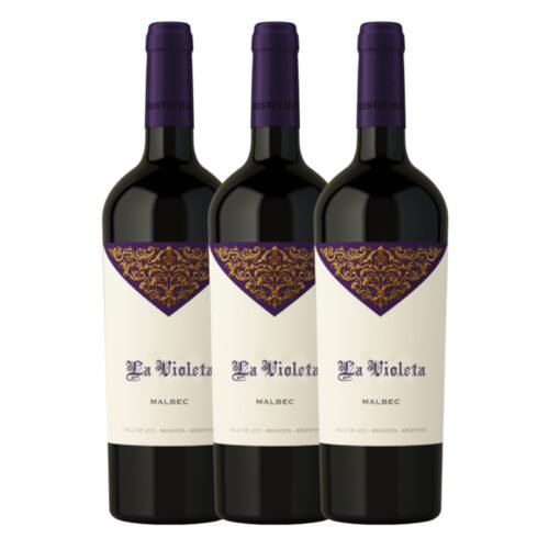 Vino Malbec La Violeta Monteviejo x 3 unidades