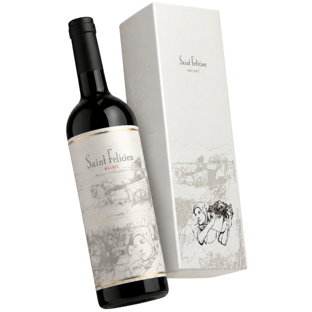 Estuche Saint Felicien Malbec 750ml