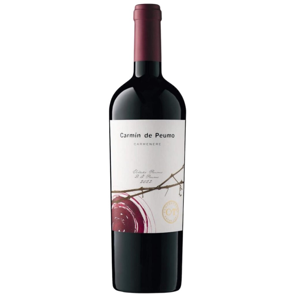 carmin de peumo 2021 botella vino chile