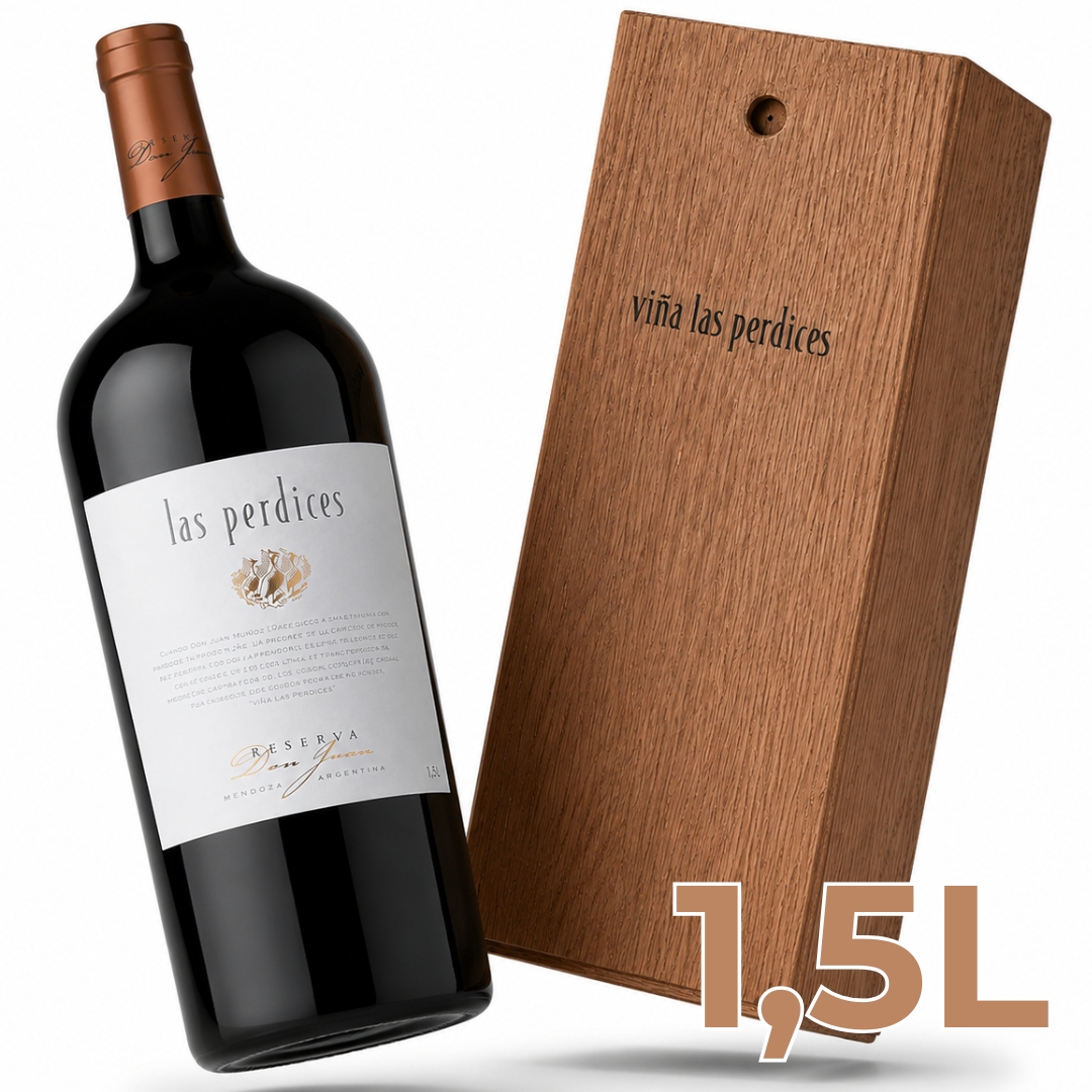 Cofre Las Perdices Don Juan Reserva Magnum 1.5L