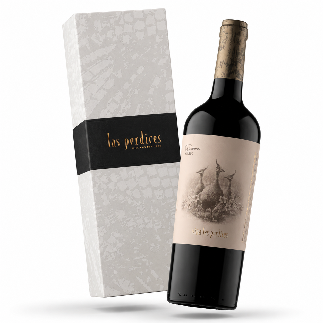 Estuche Cartón Las Perdices Reserva Malbec 750ml