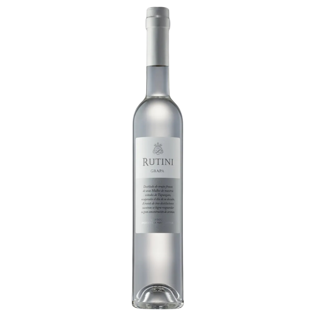 Grapa Rutini Destilado de Orujo de Malbec