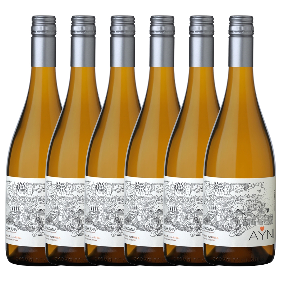 Vino Ayni Chardonnay Chakana x6 unidades