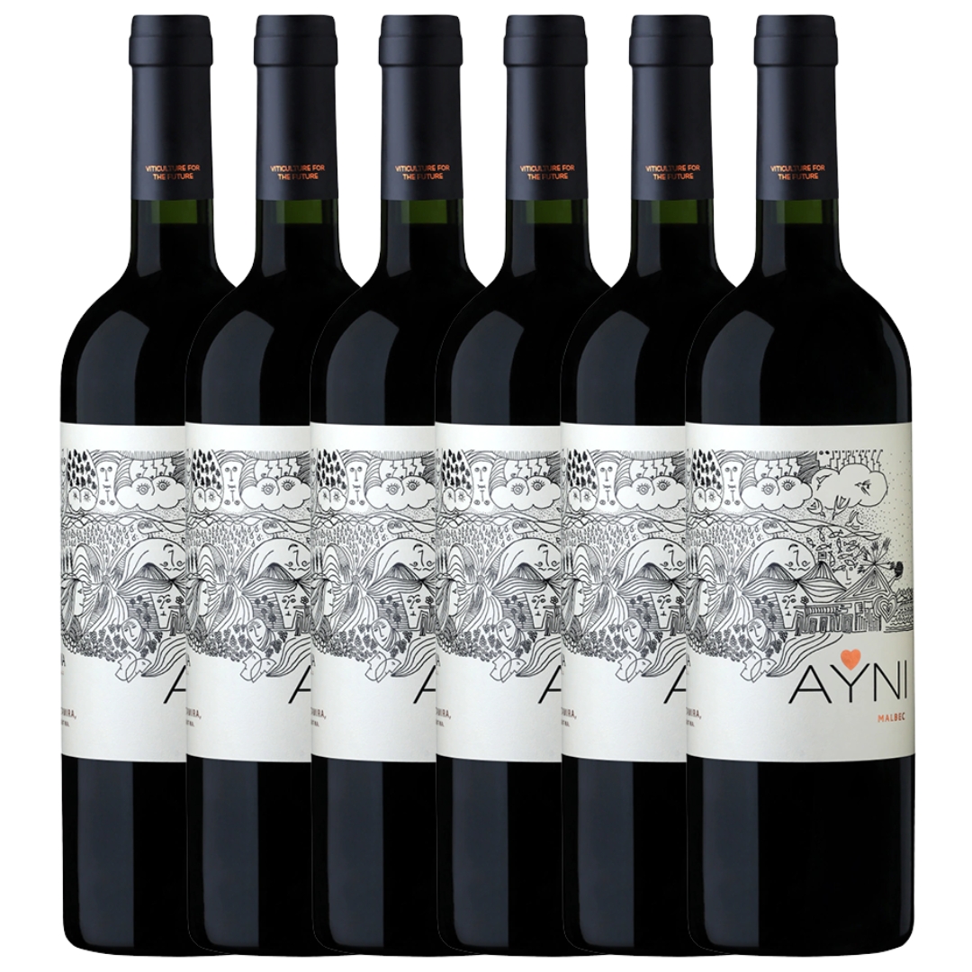 Vino Ayni Malbec Chakana x6 unidades