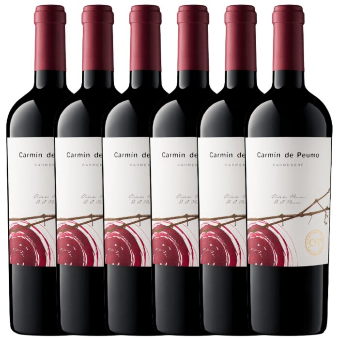 Vino Carmenere Carmín de Peumo Chile 2021 x6 unidades