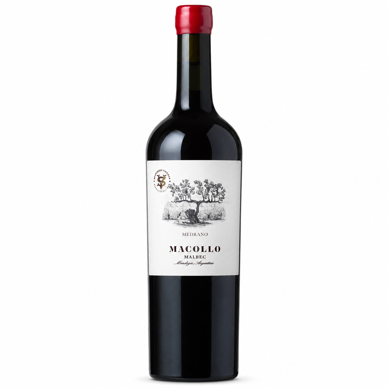 Vino Macollo Malbec Medrano 750ml Vino de paraje