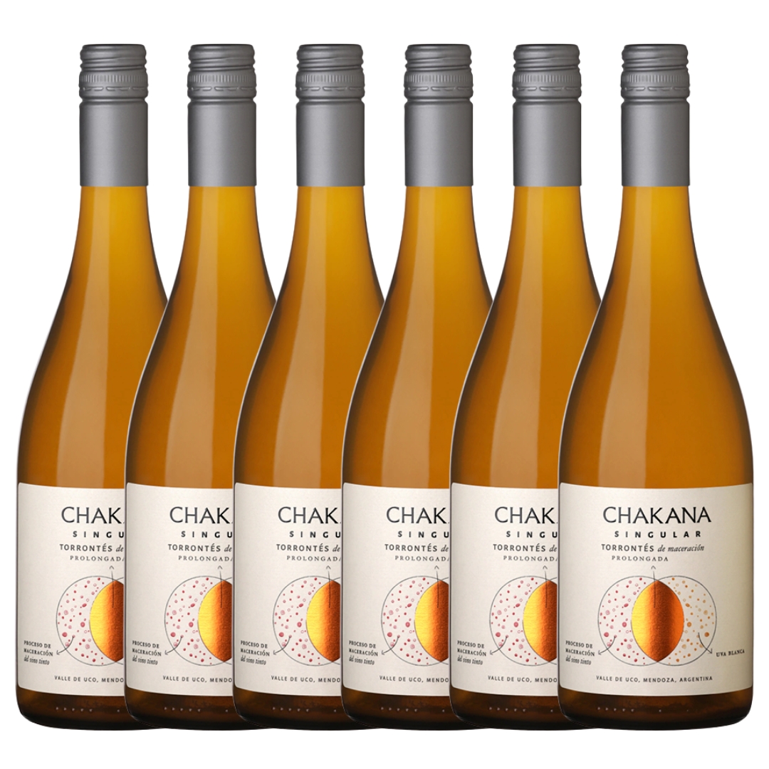 Vino Singular Torrontés Macerado Chakana x6 unidades