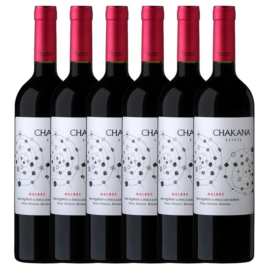 Vino Singular Malbec Chakana x6 unidades