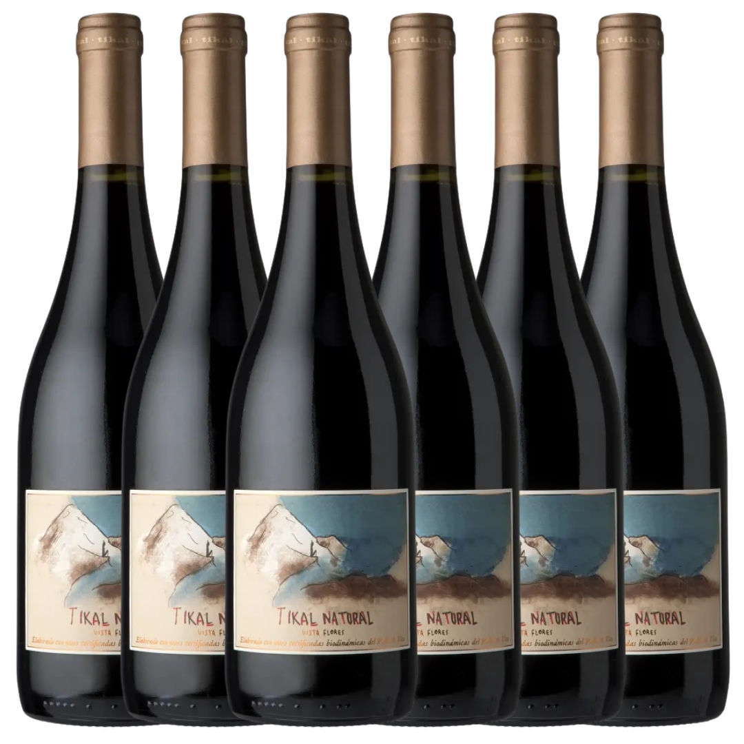 Vino Tikal Natural Biodinamico Malbec Ernesto Catena x6 unidades