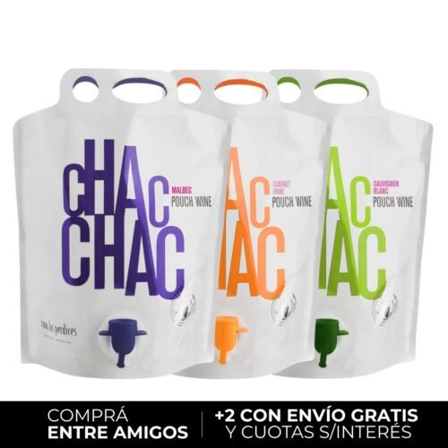 Entre Amigos: Pouch Chac Chac: Malbec+Cab Franc+Sauv Blanc