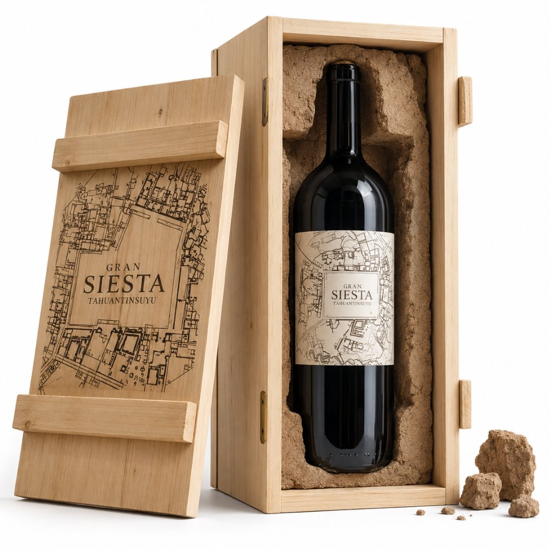 Cofre Vino Gran Siesta Malbec Adobe Magnum 1,5 Litros 2017