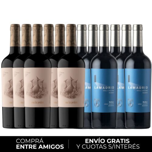 Entre Amigos: Cajas Malbec Reserva Lamadrid+Las Perdices