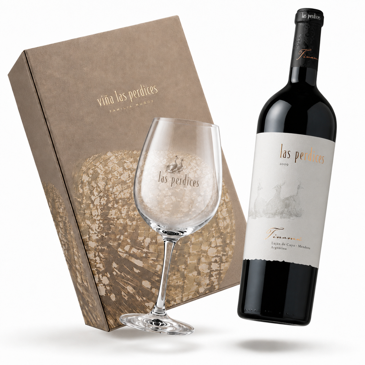 Estuche Las Perdices Tinamú Blend + Copa