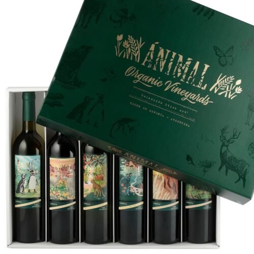 Estuche Vino Animal Orgánico Colección x6 unidades