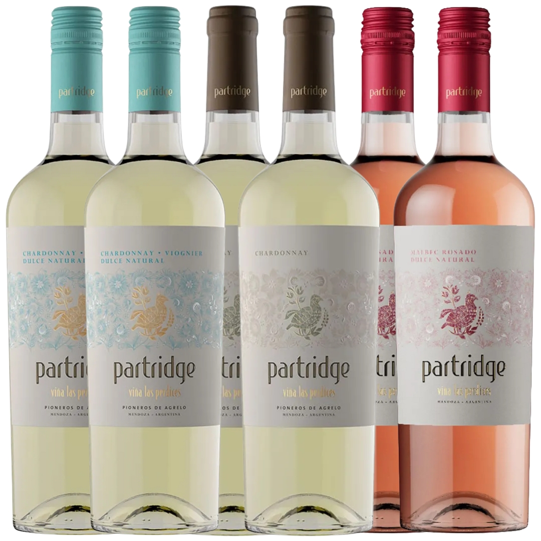 Mix Vino Blanco Partridge Perdices x6 unidades