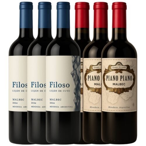 Mix Vinos Bodega Filoso x6 unidades