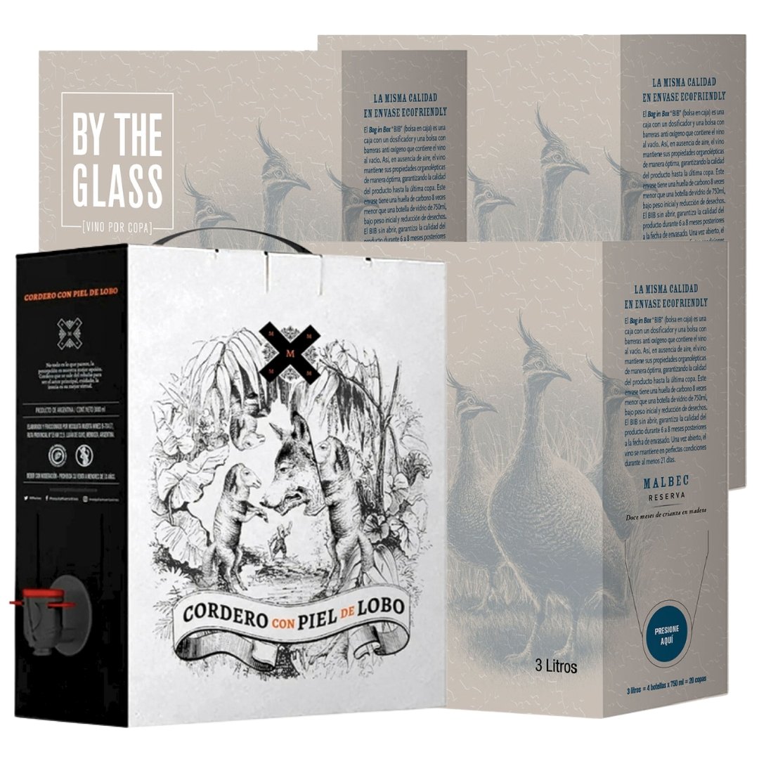 Promo Mix Vino Bag in Box Perdices Reserva + Cordero