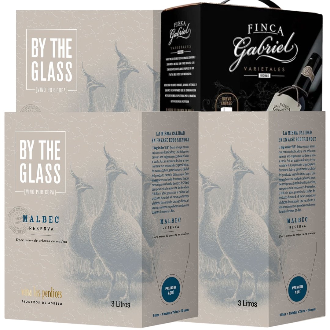 Promo Mix Vino Bag in Box Perdices Reserva + Finca Gabriel