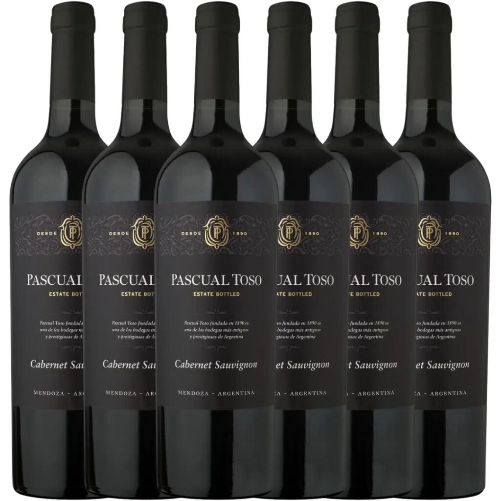 Vino Pascual Toso Estate Cabernet Sauvignon 750ml x6 unidades