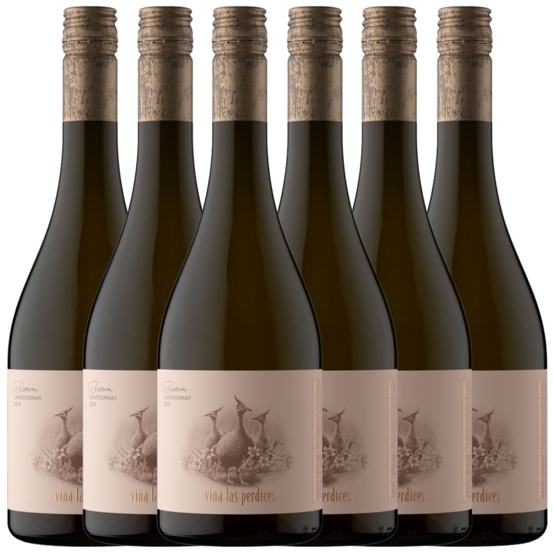 Vino Reserva Perdices Chardonnay x6 unidades