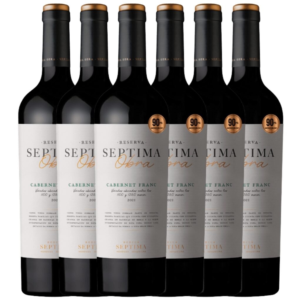 Vino Septima Obra Cabernet Franc x6 unidades