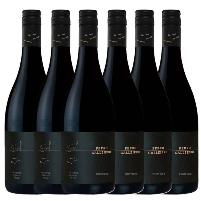 Vino Pinot Noir Perro Callejero x6 unidades
