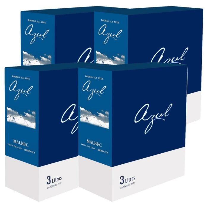 Bag in Box Vino Azul Malbec x4 unidades