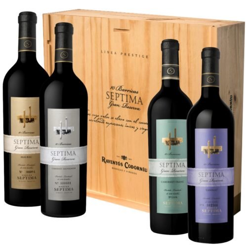 Estuche Mix Vino Septima 10 Barricas x4 unidades