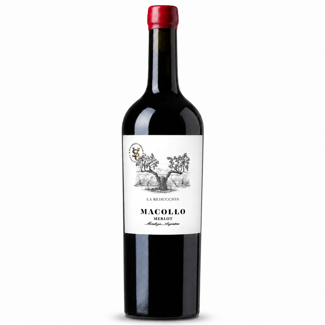Vino Macollo Merlot La Reducción 750ml Vino de paraje