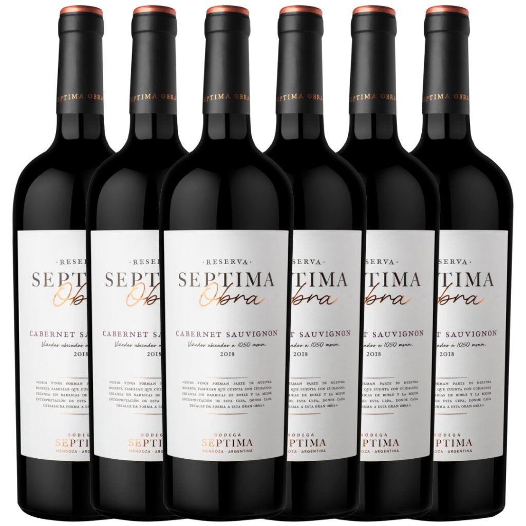 Vino Septima Obra Cabernet Sauvignon x6 unidades