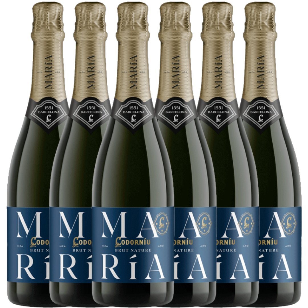 Espumante Maria Codorniu Brut Nature x6 unidades