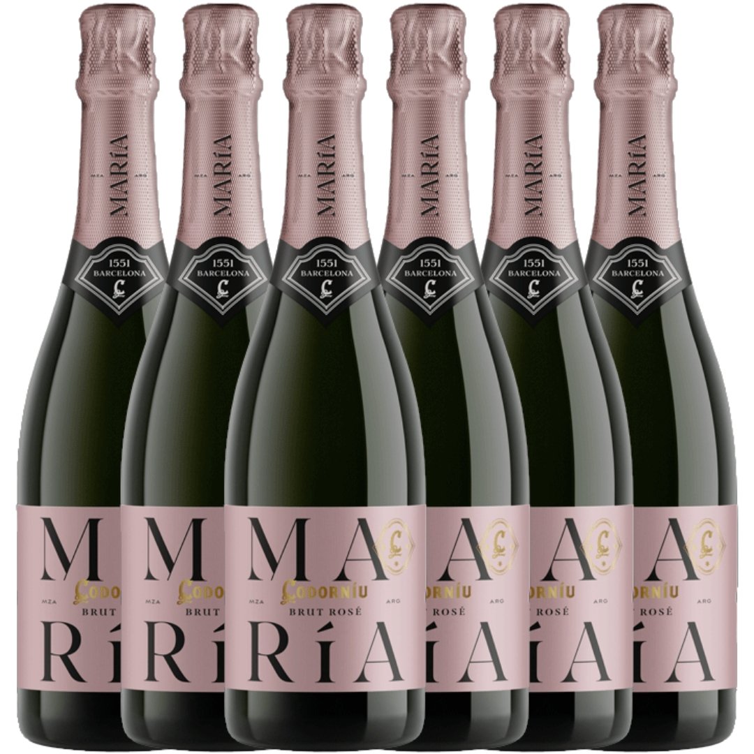 Espumante Maria Codorniu Brut Rosé x6 unidades