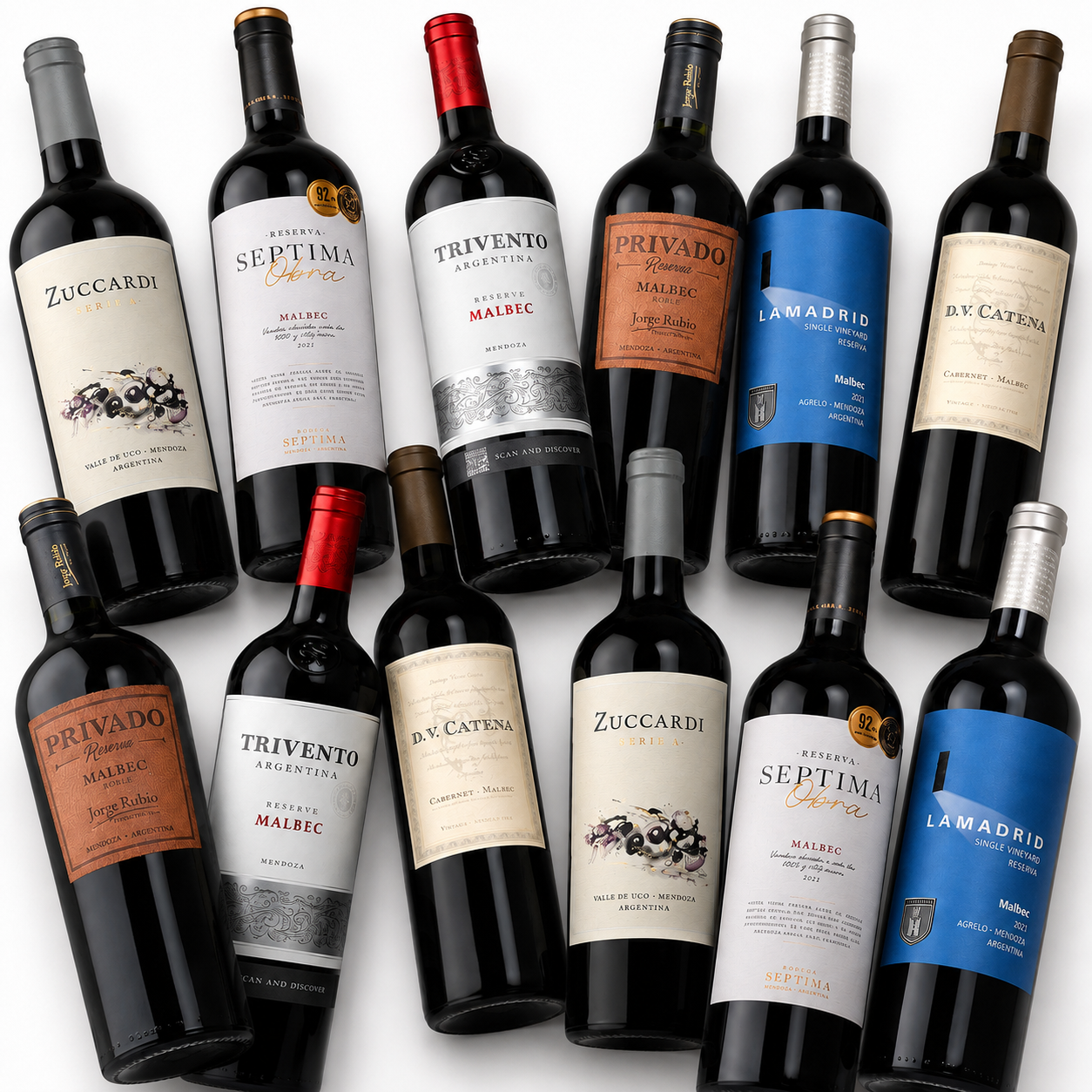Mega Mix Vinos Premium 12 Botellas El Más Vendido de la Web