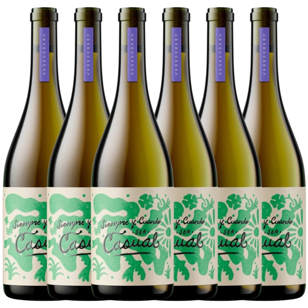Vino Casual Chardonnay x6 unidades