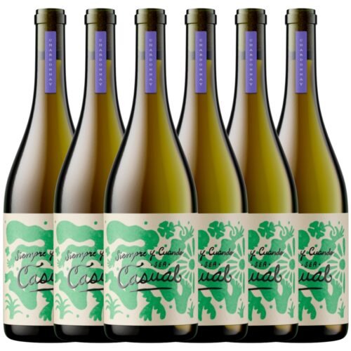 Vino Casual Chardonnay x6 unidades