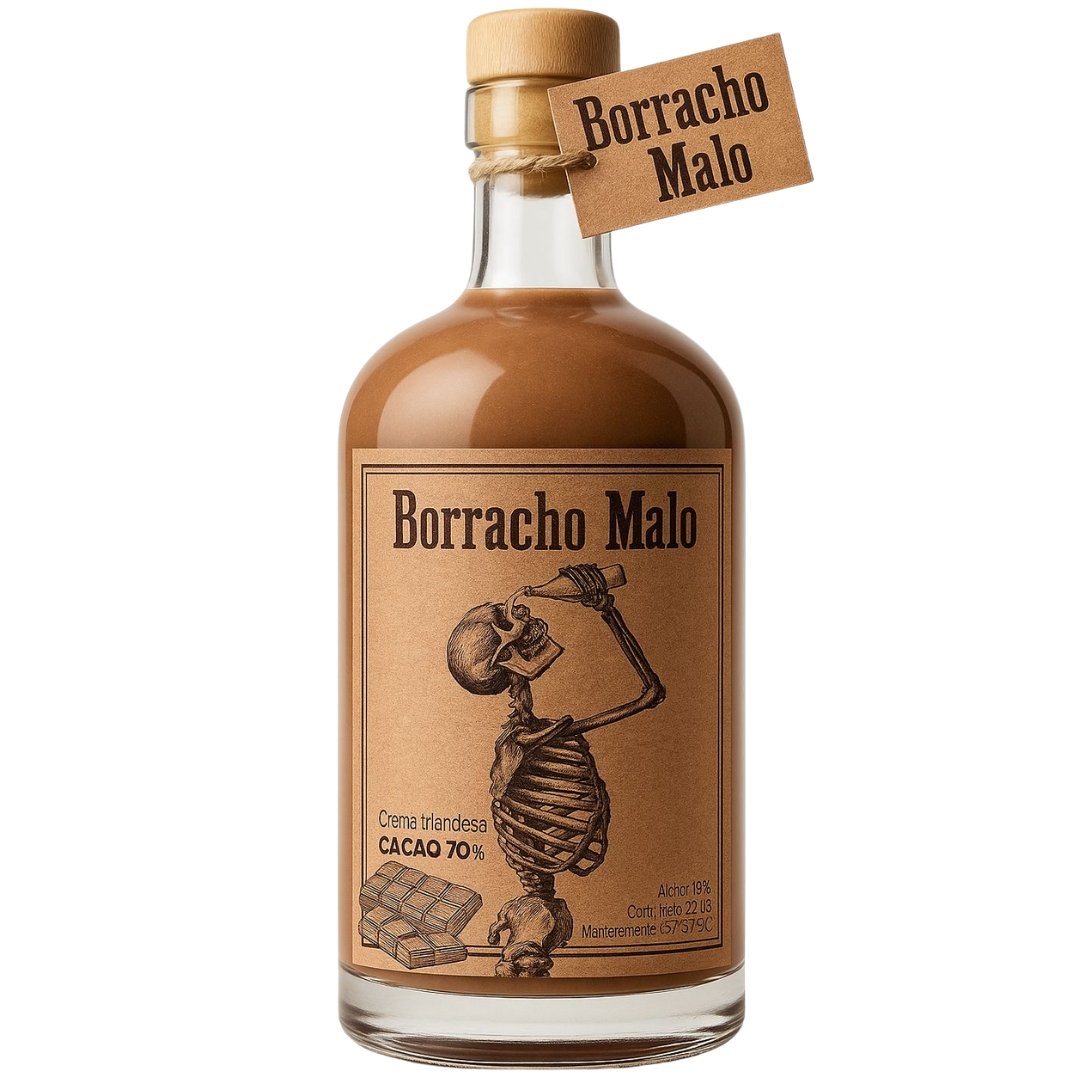 Crema Irlandesa Cacao Borracho Malo 750ml