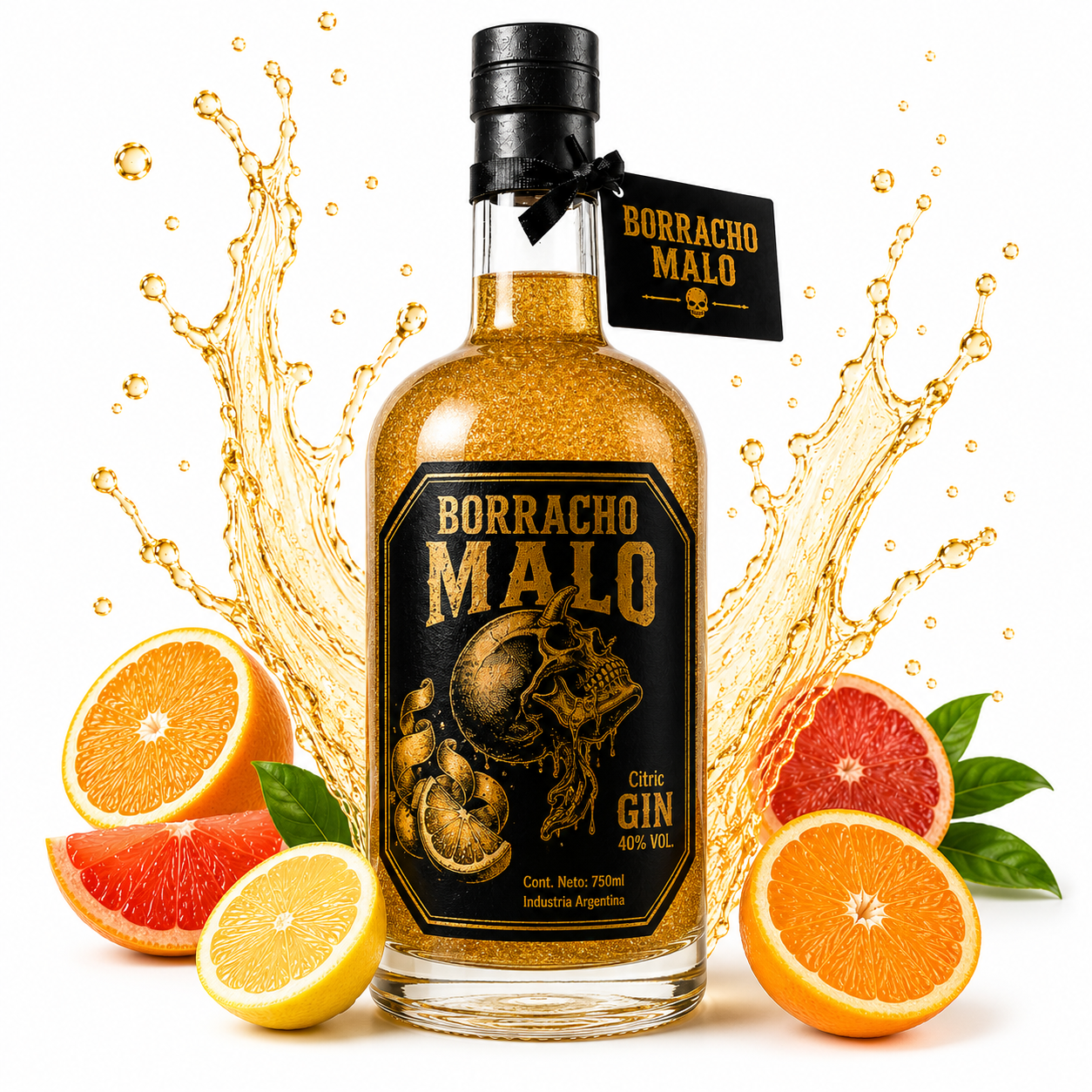 Gin Cítrico Borracho Malo 750ml