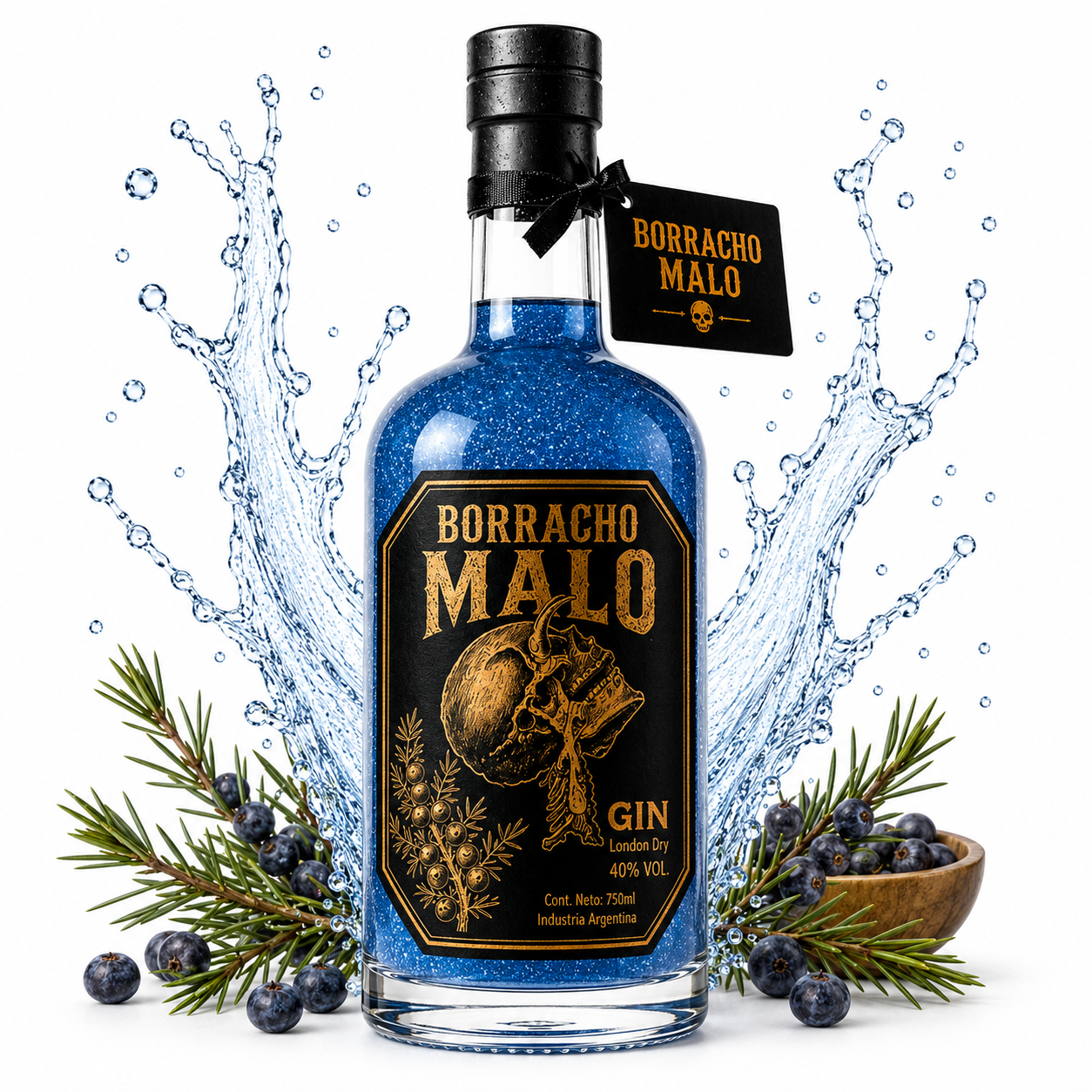 Gin London Dry Borracho Malo 750ml