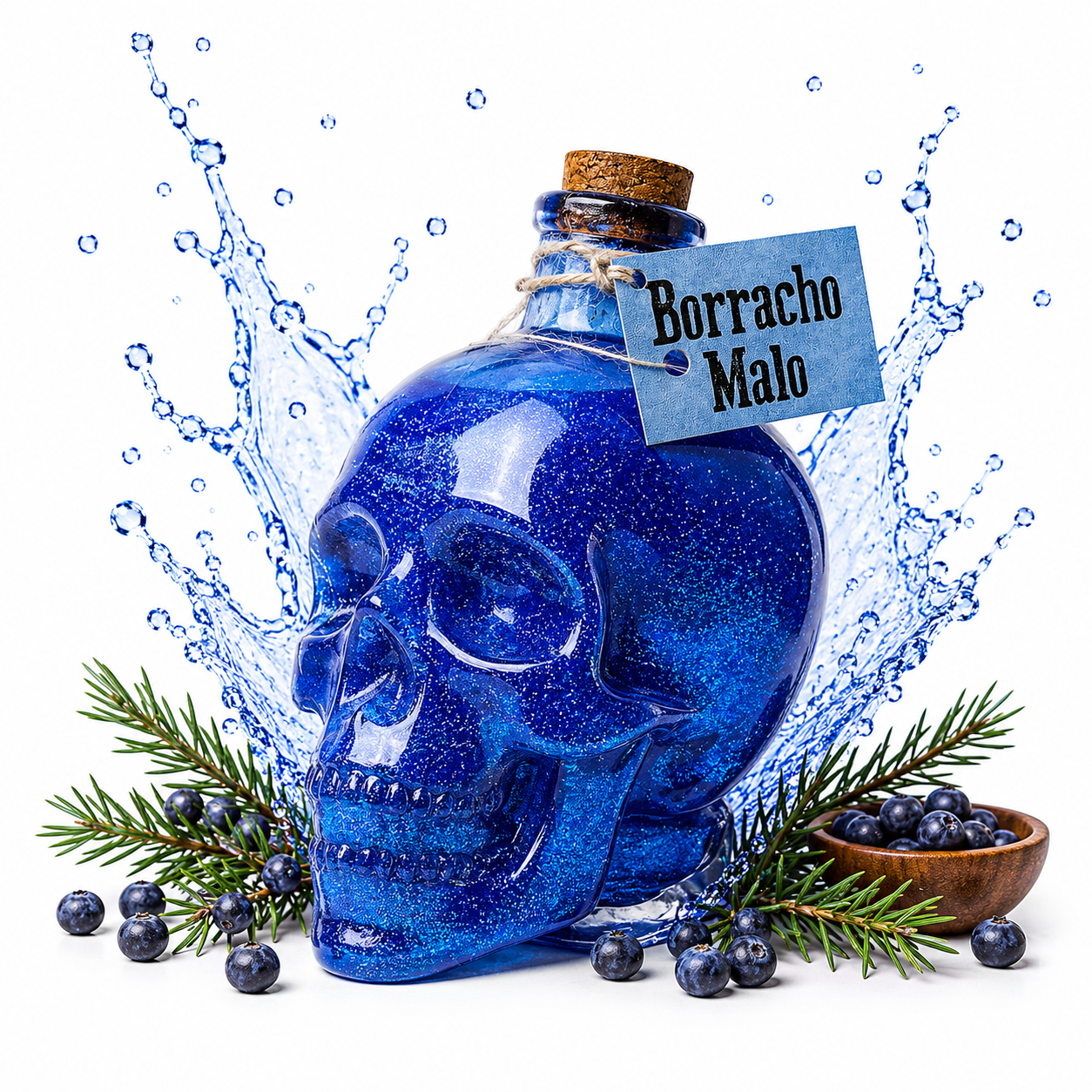 Gin London Dry Calavera Borracho Malo 750ml