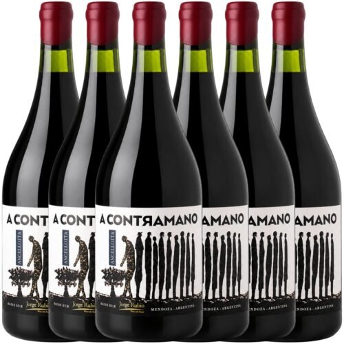Vino Jorge Rubio A Contramano Ancelotta 750ml x6 unidades