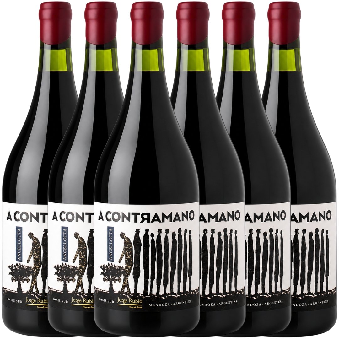 Vino Jorge Rubio A Contramano Ancellotta 750ml 6 unidades