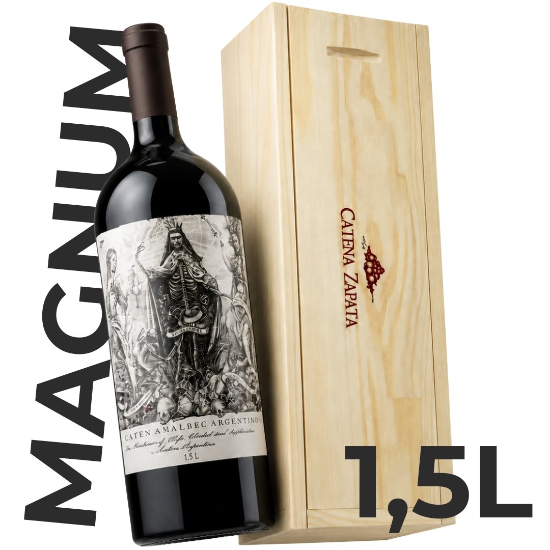 Estuche Vino Catena Zapata Malbec Argentino 1.5L Magnum