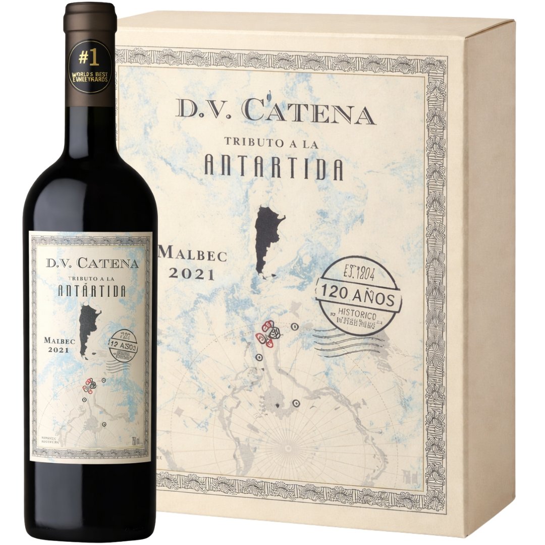 Estuche Vino DV Catena Tributo a la Antártida Malbec x4
