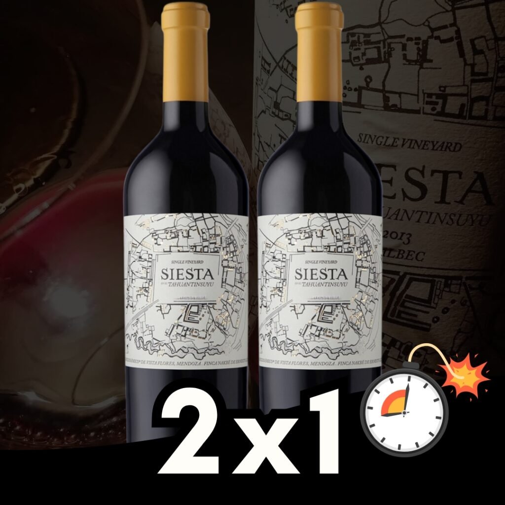 Gran Promo 2x1 en Vino Siesta Biodinámico
