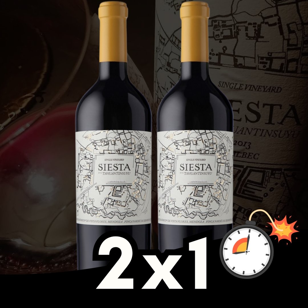 Gran Promo 2x1 en Vino Siesta Biodinámico
