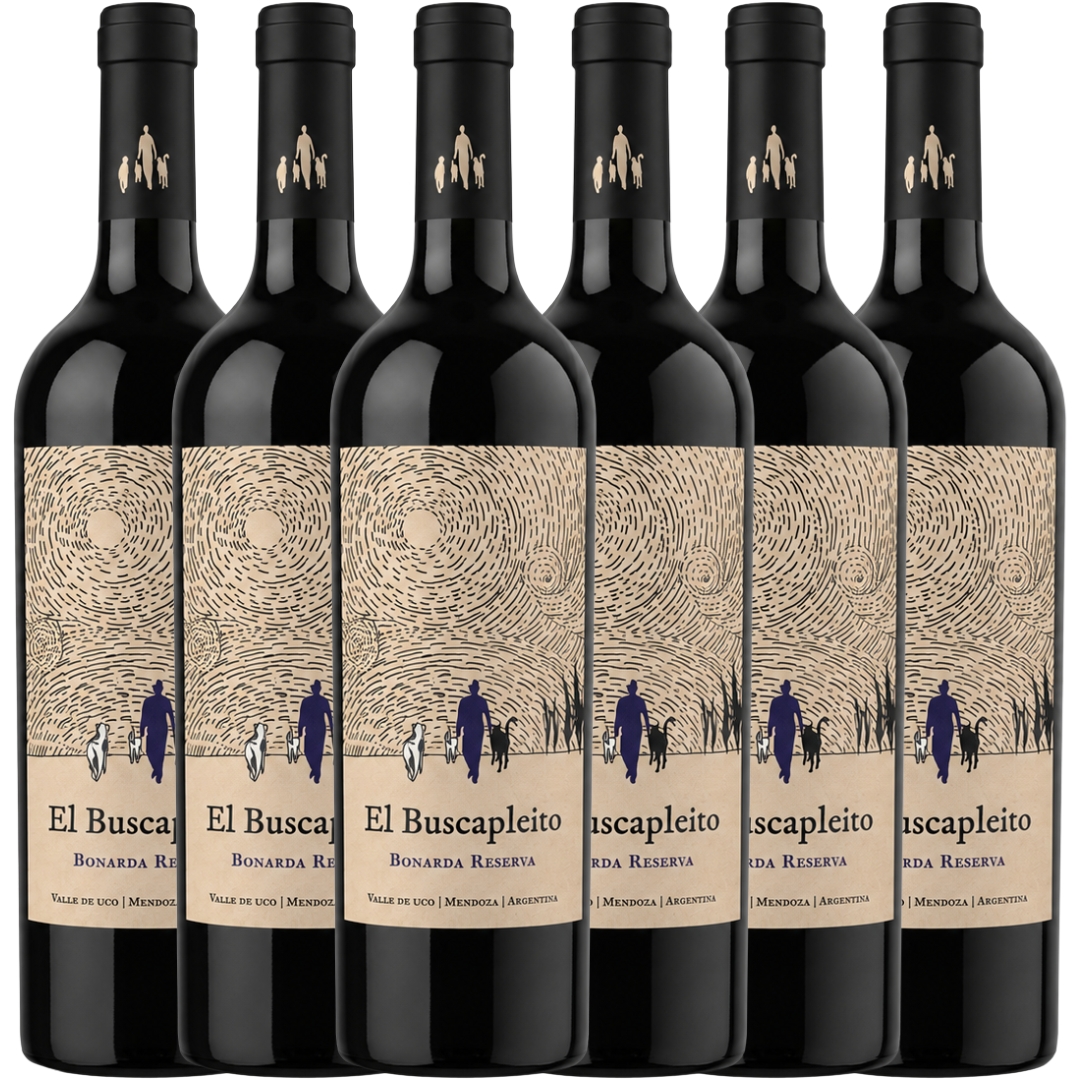 Caja x6 El Buscapleito Bonarda 750ml La Azul