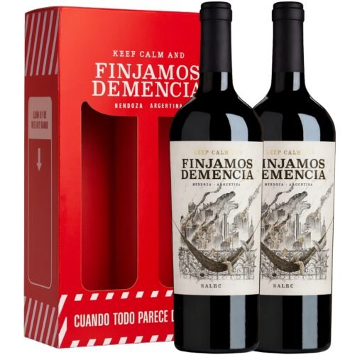 Estuche Vino Finjamos Demencia Malbec
