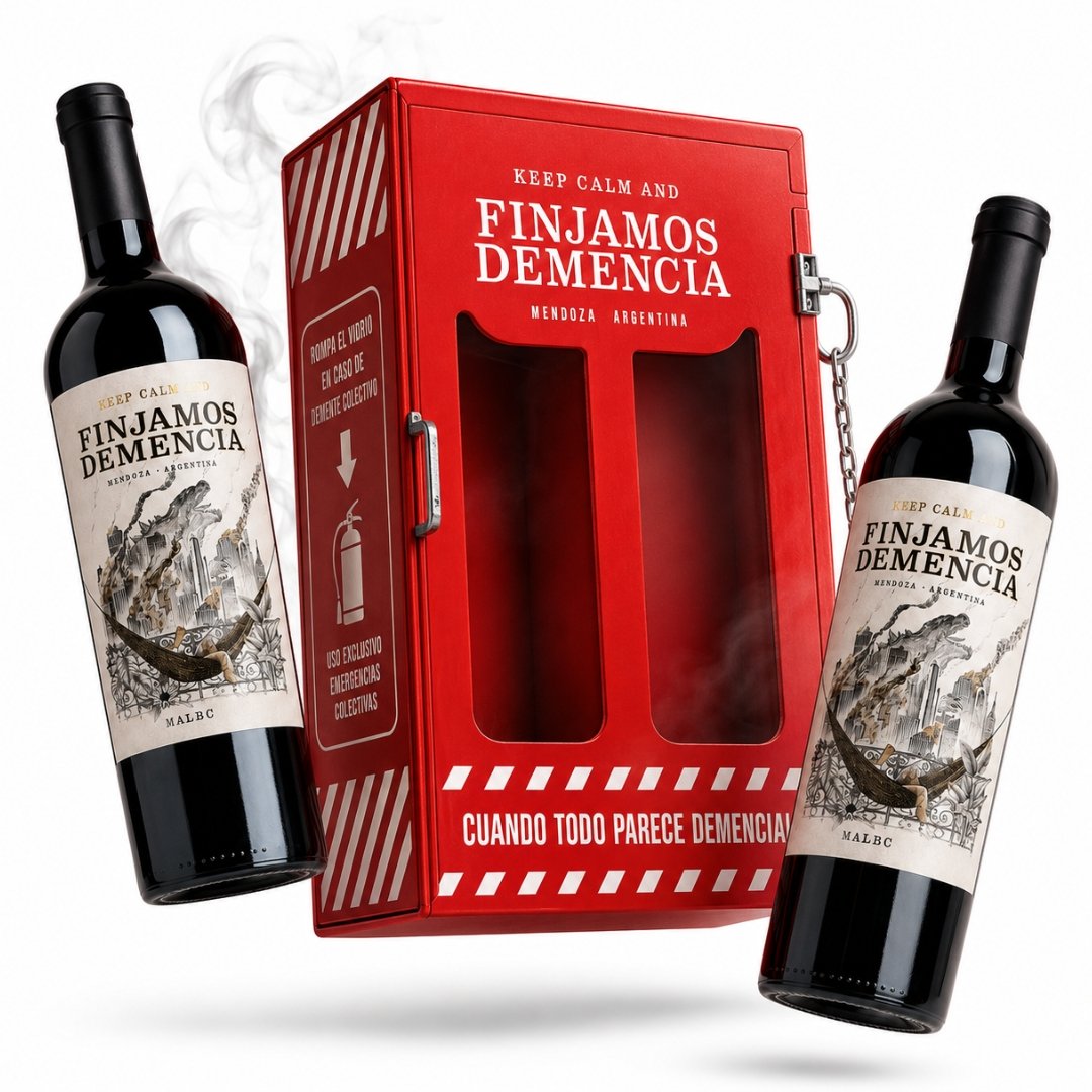 Finjamos Demencia Malbec Estuche